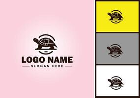 Turtle logo vector art icon graphics for company brand tortoise icon Turtle logo template