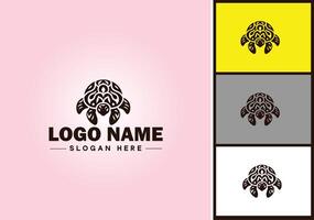 Turtle logo vector art icon graphics for company brand tortoise icon Turtle logo template