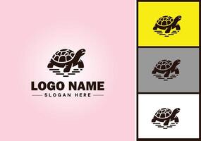 Turtle logo vector art icon graphics for company brand tortoise icon Turtle logo template