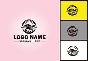 Turtle logo vector art icon graphics for company brand tortoise icon Turtle logo template