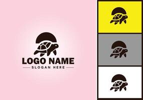 Turtle logo vector art icon graphics for company brand tortoise icon Turtle logo template