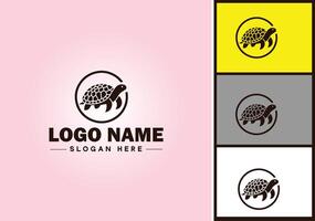 Turtle logo vector art icon graphics for company brand tortoise icon Turtle logo template