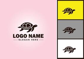 Turtle logo vector art icon graphics for company brand tortoise icon Turtle logo template