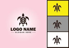 Turtle logo vector art icon graphics for company brand tortoise icon Turtle logo template