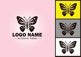 mariposa logo vector Arte icono gráficos para empresa marca icono mariposa logo modelo