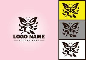 Butterfly logo vector art icon graphics for company brand icon Butterfly logo template