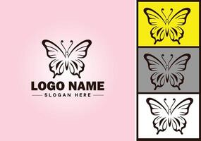 Butterfly logo vector art icon graphics for company brand icon Butterfly logo template