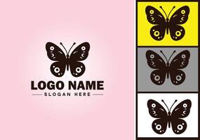 Butterfly logo vector art icon graphics for company brand icon Butterfly logo template