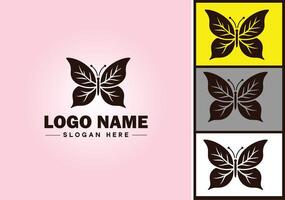 mariposa logo vector Arte icono gráficos para empresa marca icono mariposa logo modelo