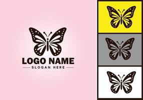 Butterfly logo vector art icon graphics for company brand icon Butterfly logo template