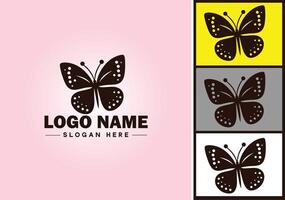 Butterfly logo vector art icon graphics for company brand icon Butterfly logo template