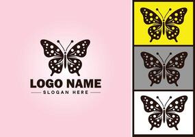 Butterfly logo vector art icon graphics for company brand icon Butterfly logo template