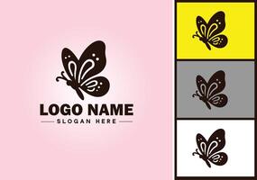 Butterfly logo vector art icon graphics for company brand icon Butterfly logo template