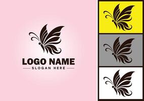 Butterfly logo vector art icon graphics for company brand icon Butterfly logo template