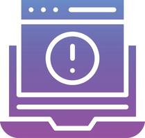 Website Error Vector Icon