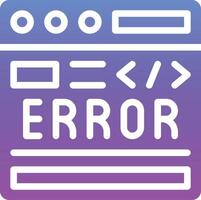 Code Error Vector Icon