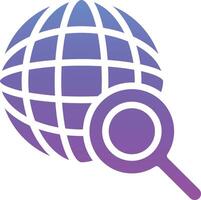 Global Search Vector Icon