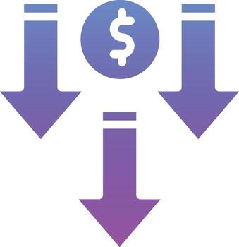 Price Decrease Vector Icon