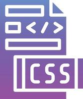 CSS File Vector Icon