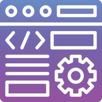 Code Settings Vector Icon