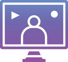 User Live Streaming Vector Icon