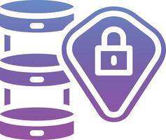 Secured Backup Vector Icon