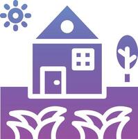 Home Landscape Vector Icon
