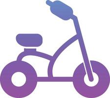 triciclo vector icono