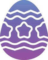 Chocolate Egg Vector Icon