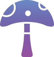 Spring Mushroom Vector Icon