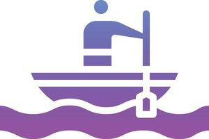 Rowing Vector Icon