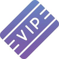 VIP Pass Vector Icon