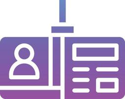 Identification Card Vector Icon
