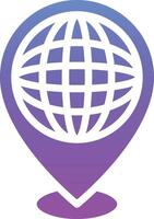 Worldwide Location Vector Icon
