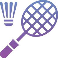 icono de vector de bádminton