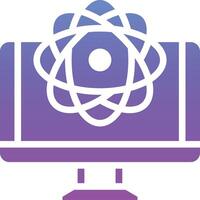 Quantum Computing Vector Icon