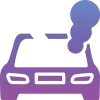 Broken Car Vector Icon