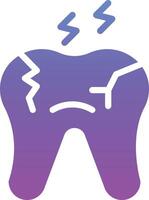 Tooth Decayed Vector Icon