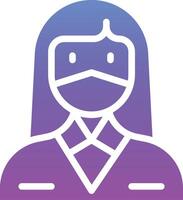 Female Dentist Vector Icon