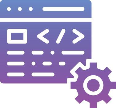 Code Settings Vector Icon