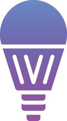 Led Lamp Vector Icon
