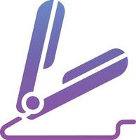 Hair Iron Vector Icon