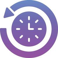 Return to the Past Vector Icon