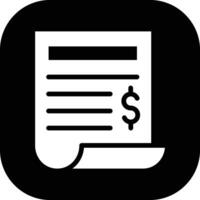 Invoice Vector Icon