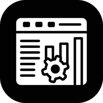 icono de vector de optimización web
