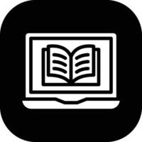 Online Reading Vector Icon