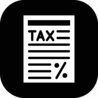 Tax Report Vector Icon