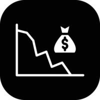 Income Loss Vector Icon