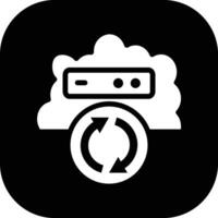 Cloud Backup Vector Icon