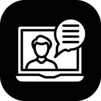 Online Lecture Vector Icon